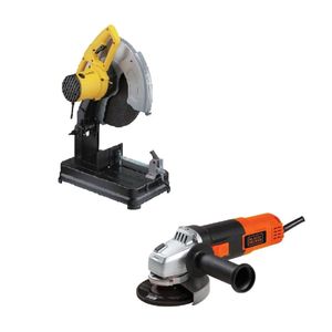 Tronzadora 2000W + Amoladora 820W B+d Stanley