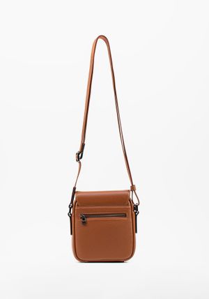 MORRAL PEQUEÑO EN CUERO GRABADO