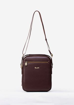 MORRAL MEDIANO EN CUERO GRABADO
