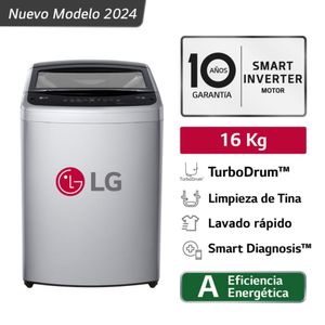 Lavadora LG WT17DVTB 16 Kg Gris