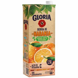 Bebida de Naranja GLORIA Caja 1.5L