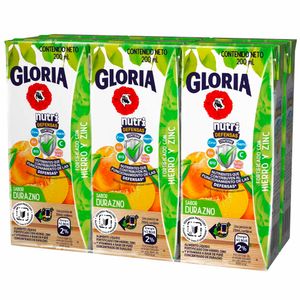 Bebida de Durazno GLORIA Caja 200ml