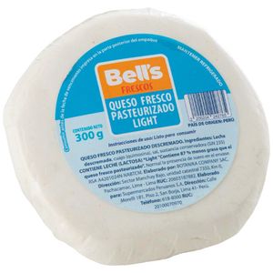 Queso Fresco Pasteurizado Light BELL'S Paquete 300g