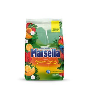 Detergente en Polvo MARSELLA Amazonía Tropical Bolsa 2kg PV
