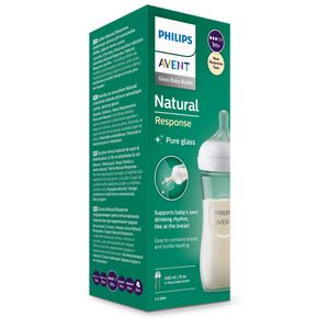 Biberón Natural AVENT 3.0 Vidrio 8oz
