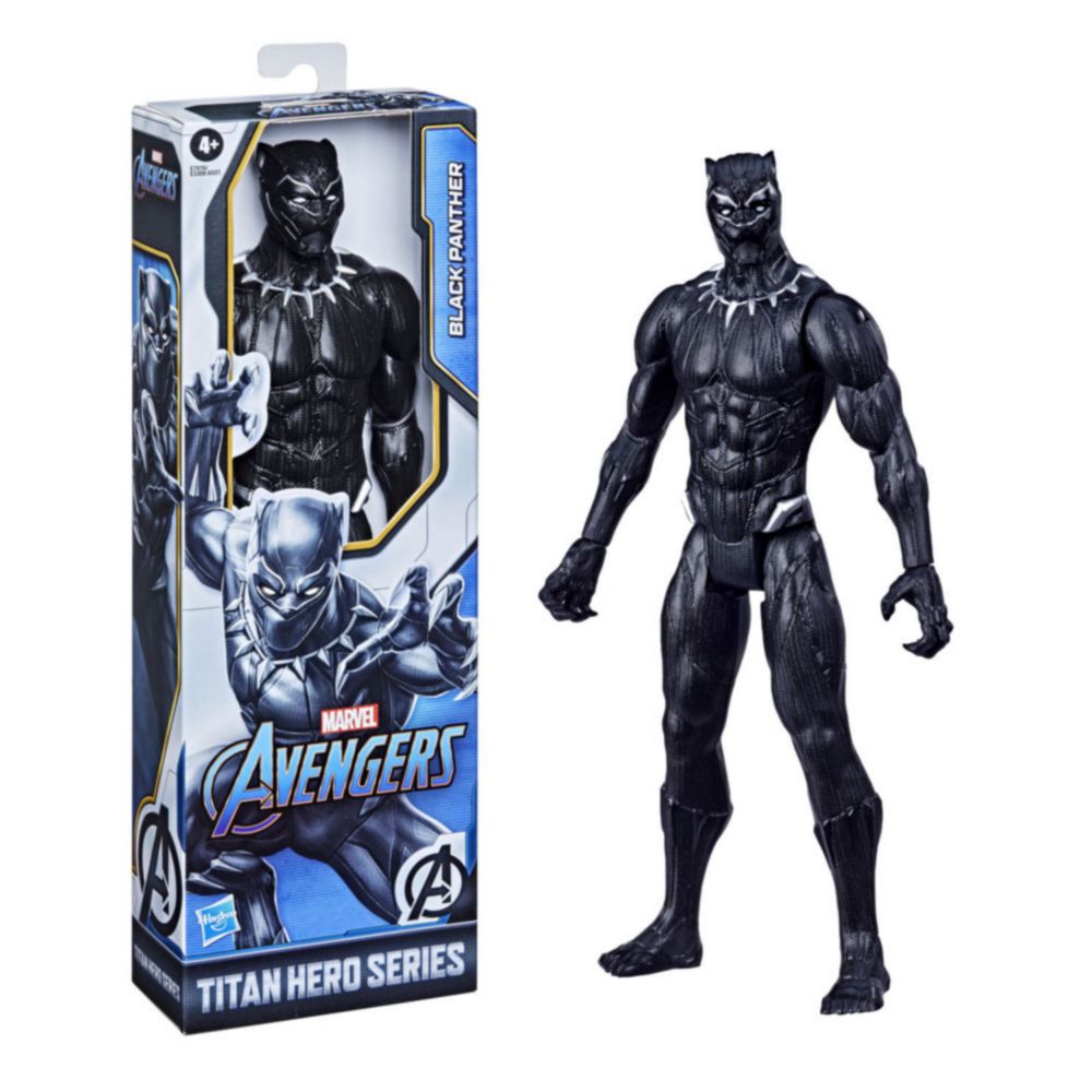 Figura De Accion Marvel Avengers Titan Hero Pantera Negra Real Plaza