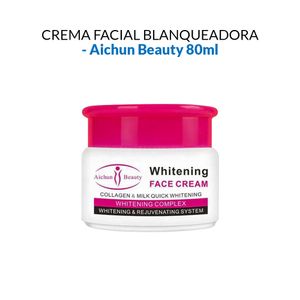 Crema Facial Blanqueadora Aichun Beauty 80ml