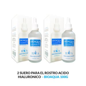 Suero Para El Rostro Acido Hialuronico 100Ml Bioaqua 2 Unidades