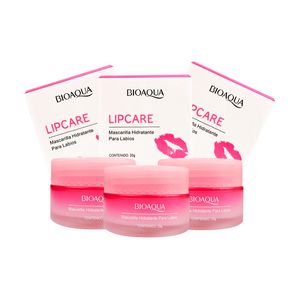 Mascarilla Hidratante Para Labios Lipcare 20G Bioaqua 3 Unidades