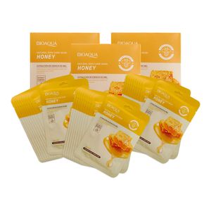 Mascarilla Natural De Miel Para El Cuidado De La Piel 30G X 10Pcs Bioaqua 3 Unidades