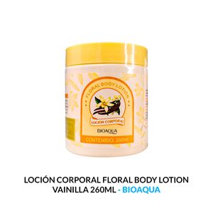 Locion Corporal Floral Body Lotion Vainilla 260Ml Bioaqua