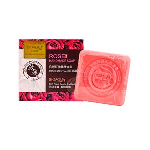 Jabón Natural De Rosas Bioaqua 100G Desintoxicante