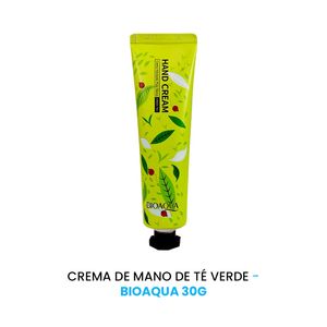 Crema De Mano De Té Verde Bioaqua