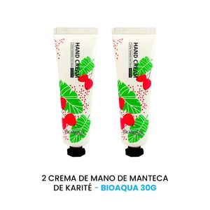 Crema De Mano De Manteca De Karité Bioaqua 2 Unidades