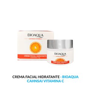Crema Facial Hidratante Cahnsai Vitamina C 40G Bioaqua