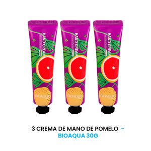 Crema De Mano De Pomelo Bioaqua 3 Unidades
