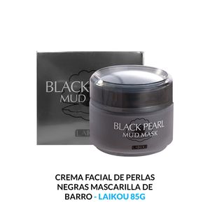 Crema Facial De Perlas Negras Mascarilla De Barro 85G Laikou