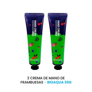 Crema De Mano De Frambuesas Bioaqua 2 Unidades