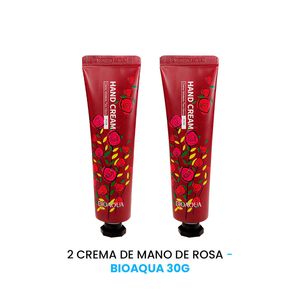 Crema De Mano De Rosa Bioaqua 2 Unidades