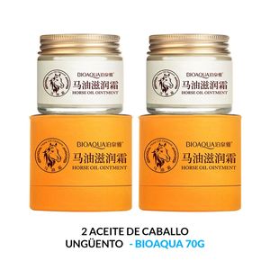 Aceite De Caballo Anti-Envejecimiento 70G Bioaqua 2 Unidades