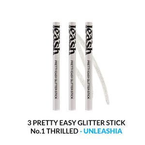 Pretty Easy Glitter Stick No.1 thrilled Unleashia 3 Unidades