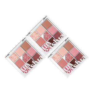 Glitterpedia Eye Palette Unleashia Nº5 All of Dusty Rose 3 Unidades