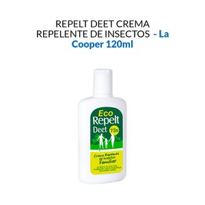 Repelt Deet Crema La Cooper 120 Gramos