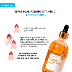 Serum California Vitamin C Essence Laikou 100Ml 
Blanqueador