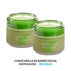 Mascarilla De Barro Facial Matcha 85 G Laikou 2 Unidades