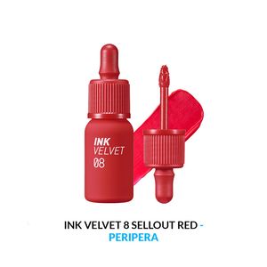 Tinta de Labios Ink Velvet 8 Sellout Red Peripera