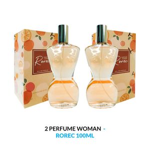 Eau de Parfum Vaporisateur Natural Spray Rorec Parfume Woman 2 Unidades