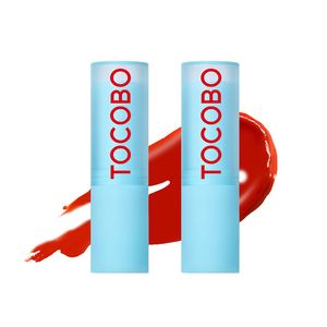 Glass Tinted Lip Balm 13 Tangerine Red 3.5 Gramos Tocobo 2 Unidades