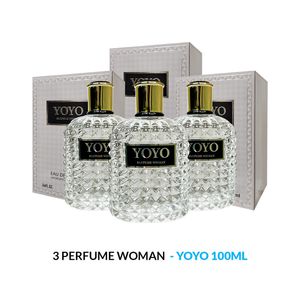 Eau de Parfum Vaporisateur Natural Spray Yoyo Parfume Woman 3 Unidades