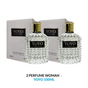 Eau de Parfum Vaporisateur Natural Spray Yoyo Parfume Woman 2 Unidades