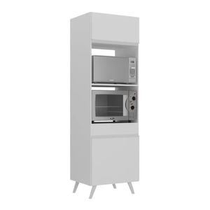 Mueble para Microondas Aries color Blanco 2 puertas TU MESITA