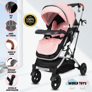 Coche Moisés Tristan II Edición Limitada Rosado