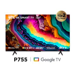 Televisor TCL LED 50" UHD 4K Smart TV 50P755