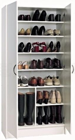 Zapatera Satelite La Casa del Mueblero Blanco