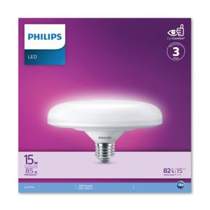 Foco LED Ufo Philips E27 15w Luz Fría x 2u.