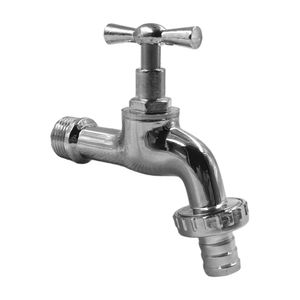 Llave de jardín cromada 1/2" c/emp