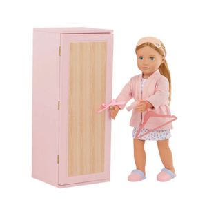 Set De Closet Our Generation Armario Con Bata Para Muñeca