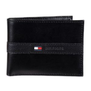Billetera Tommy Hilfiger para Hombre de Cuero Passcase Negro