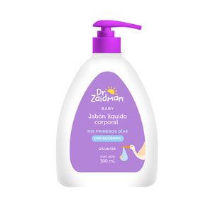 Jabón Líquido Corporal Dr. Zaidman Baby con Glicerina - Frasco 300 ML