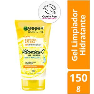 Gel Limpiador Hidratante Anti Manchas Garnier Skin Active Express Aclara