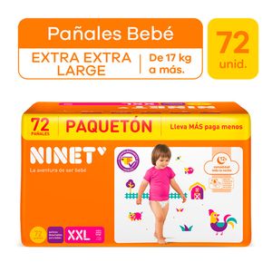 Pañales Ninet Paquetón Talla XXL