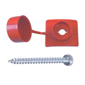 Kit Autorroscante 7/32"*2.5" Rojo 50 und (15) Werken