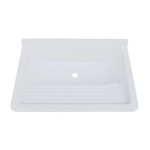 Lavadero de Ropa FM2024 Fibra Vidrio 80x50cm Blanco Future Marble