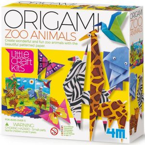 Set De Origami Modelo Animales Del Zoológico 4M