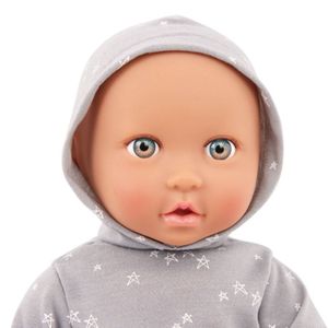 Muñeco Bebé Con Jumper Gris De Estrellas Lullababy