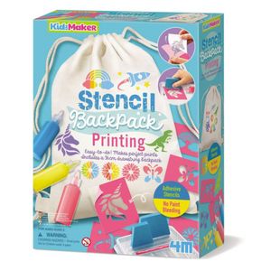 Set Decora Un Mochila Con Plantillas 4M